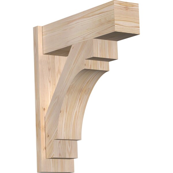 Ekena Millwork Merced Block Smooth Outlooker, Douglas Fir, 7 1/2"W x 24"D x 28"H OUT08X24X28MRC05SDF - main
